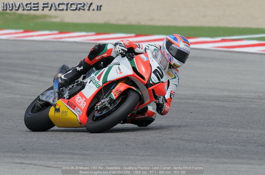 2010-06-26 Misano 1761 Rio - Superbike - Qualifyng Practice - Leon Camier - Aprilia RSV4 Factory